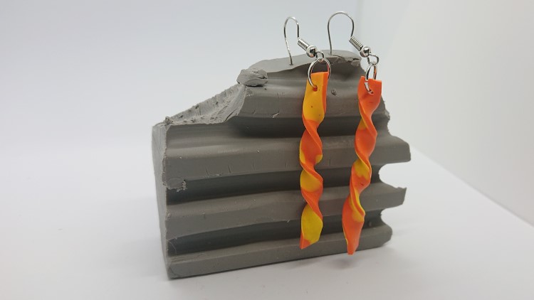 Are polymer clay earrings heavy?