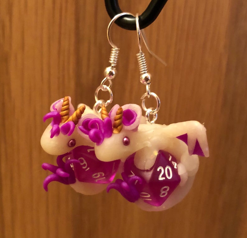 Unique Polymer Clay Earrings