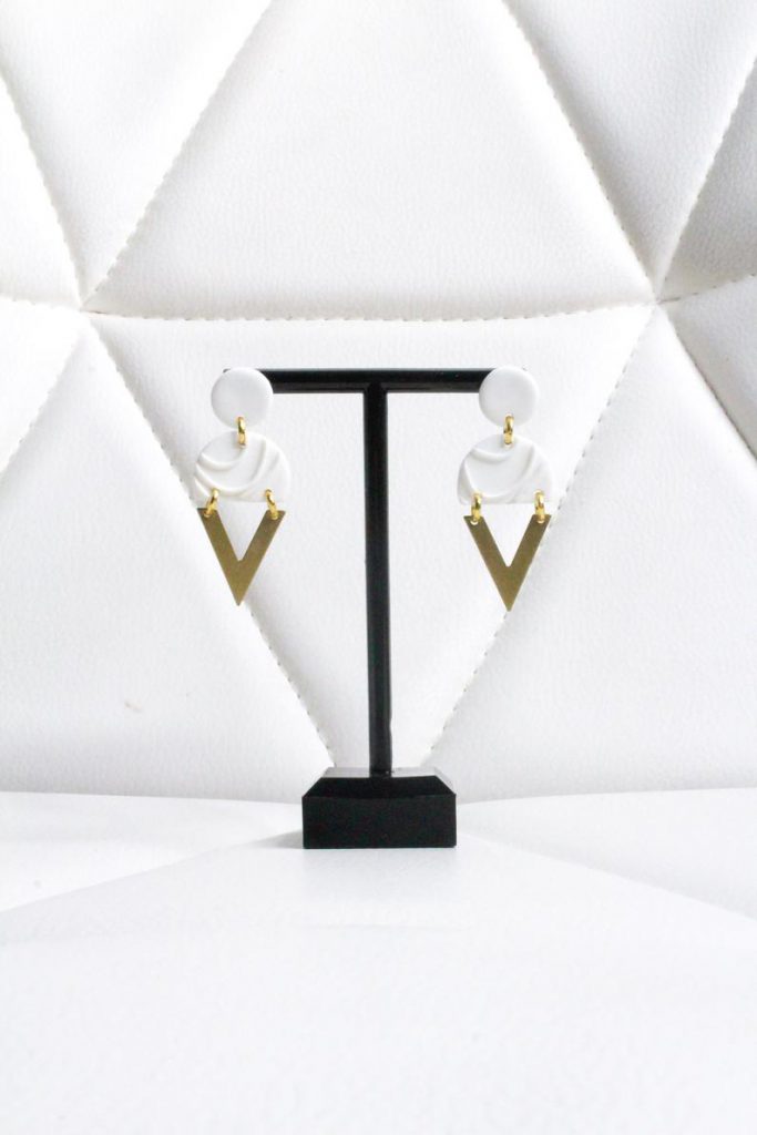 Traditional Style Polymer Clay Earrings